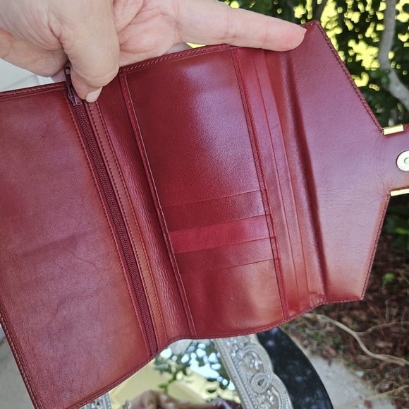 Christian Dior Red Wallet Authentic - Picture 5 of 11